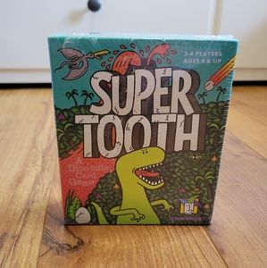 Super Tooth Dino Card Game NIB